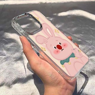 เคสโทรศัพท์มือถือแบบแข็ง กันกระแทก ลายการ์ตูนกระต่ายน่ารัก สําหรับ iPhone 15 14 13 12 11Promax X XR XS 7plus 8plus 11 12 13 14 15 pro เคส