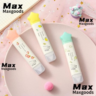 Maxg เทปลบคําผิด เทปลบคําผิด สีขาว รีฟิล Two-in-one Kawaii น่ารัก สุนทรียศาสตร์ เทปลบคําผิด สํานักงาน