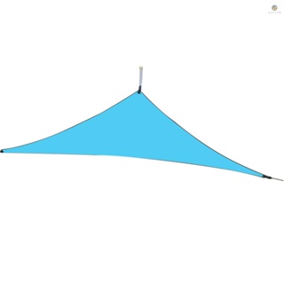 Pcex) ม่านบังแดดโพลีเอสเตอร์ 210T ทรงสามเหลี่ยม กันน้ํา กันฝน 20 ฟุต สําหรับสวนหลังบ้าน กลางแจ้ง ขายดี 1