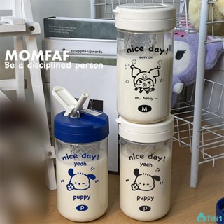 Sanrio Cup ถ้วยพลาสติกพกพาความจุขนาดใหญ่ ถ้วยนักเรียน ถ้วยน้ำใส 600ml TH1