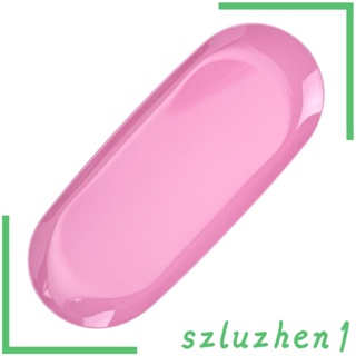 [Szluzhen1] ถาดสเตนเลส ทรงวงรี สําหรับใส่เครื่องประดับ ขนมขบเคี้ยว แต่งหน้า