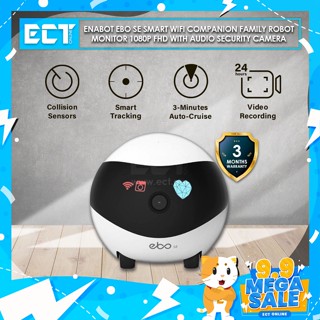 Enabot EBO SE / AIR Smart WIFI หุ่นยนต์ตรวจสอบครอบครัว FHD พร้อมกล้องรักษาความปลอดภัยเสียง