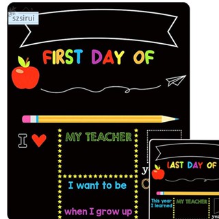 [szsirui] ป้ายไม้ ลาย First and Last Day of School สําหรับตกแต่งบ้าน ปาร์ตี้