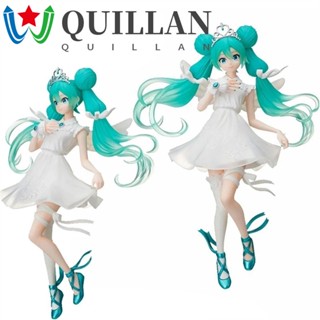 Quillan ฟิกเกอร์นักร้องเสมือนจริง Idol สองมิติ 21 ซม. Hatsune Miku PVC ครบรอบ 15 ปี ของเล่นสําหรับเด็ก