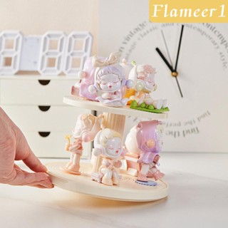 [flameer1] กล่องเคส ทรงกลม หมุนได้ 2 ชั้น สําหรับเก็บสะสม ฟิกเกอร์