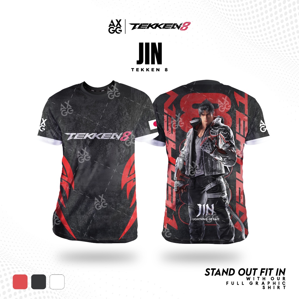 Tekken 8 - Jin " - เสื้อยืด สําหรับเล่นเกม
