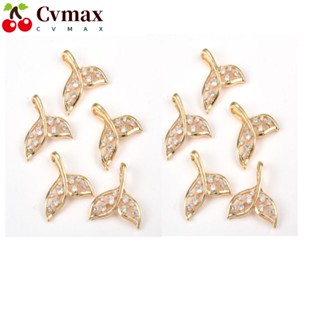 Cvmax จี้หางปลาวาฬ ทองแดง สีทอง สําหรับทําเครื่องประดับ DIY