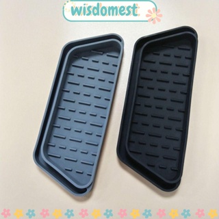 Wisdomest ถาดซิลิโคน สําหรับใส่สบู่ ในตู้เย็น ห้องน้ํา 2 ชิ้น