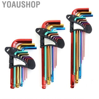 Yoaushop Hex Wrench  9Pcs Key Easy Operation Ball End for Working