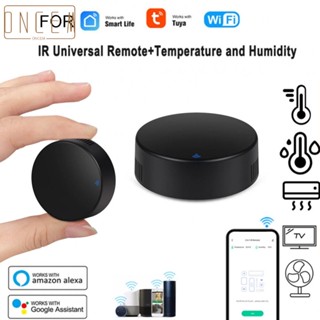 【ONCEMOREAGAIN】Smart WIFI Temperature and Humidity sensor IR Universal Remote 2 in 1 for TUYA