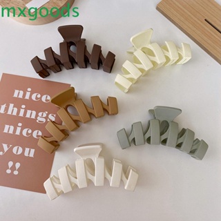 Mxgoods กิ๊บติดผมอะคริลิค ทรงเรขาคณิต สีแคนดี้ แฟชั่นสําหรับผู้หญิง