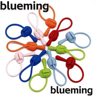 Blueming2 ที่ม้วนเก็บสายเคเบิล ซิลิโคน ขนาดเล็ก น่ารัก