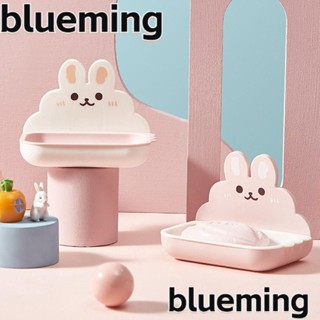 Blueming2 ที่วางสบู่ แบบติดผนัง ลายการ์ตูนกระต่าย ไม่ต้องเจาะรู สําหรับห้องน้ํา ห้องครัว