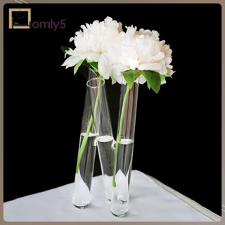 [Homyl5] แจกันดอกไม้ หลอดทดลอง 3 ท่อ สําหรับจัดดอกไม้ ในห้องนอน ในร่ม