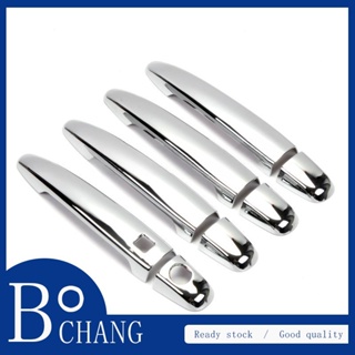 Bc ฝาครอบมือจับประตูด้านนอก พร้อมรูกุญแจอัจฉริยะ สําหรับ Toyota Highlander Wish Avalon Camry Sienna Tacoma 4Runner Chrome Molding Trim