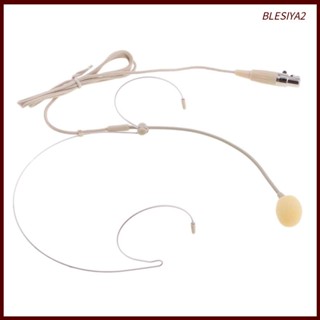 [Blesiya2] ชุดหูฟังไมโครโฟน แบบตะขอคู่ สีเบจ 3Pin XLR XLR 3.5 มม.