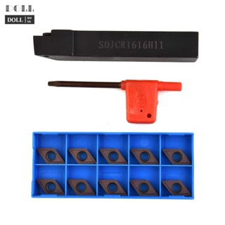 ⭐NEW ⭐1pc SDJCR1616H11 16*100mm Lathe External Turning Tool Holder +10pcs DCMT11T304