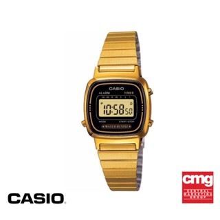 CASIO นาฬิกาข้อมือ CASIO รุ่น LA670WGA-1DF วัสดุสเตนเลสสตีล สีทอง