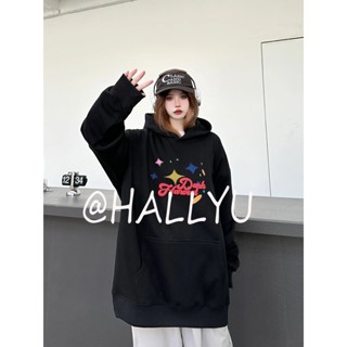 HALLYU เสื้อกันหนาว เสื้อฮู้ด comfortable ดูสวยงาม มีชีวิตชีวา unique WWY23909RJ37Z230912