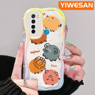 เคสโทรศัพท์มือถือ ซิลิโคนใส กันกระแทก ลายการ์ตูนสวนสัตว์น่ารัก สีสันสดใส สําหรับ Xiaomi Redmi Note 8 Note 8T Note 9