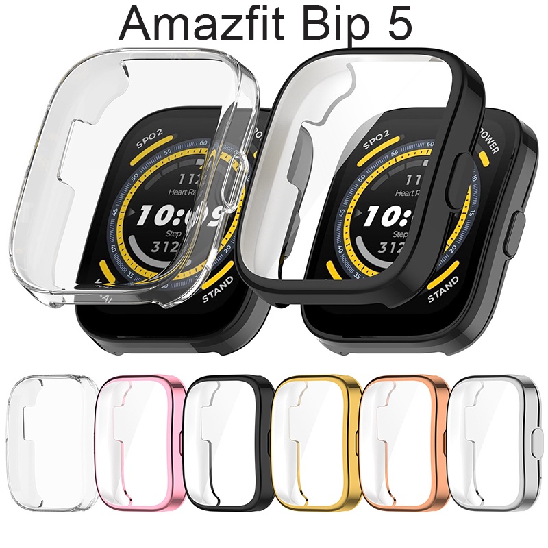 เคสป้องกันหน้าจอ TPU อุปกรณ์เสริม สําหรับสมาร์ทวอทช์ Huami Amazfit Bip 5 Bip5 Unity