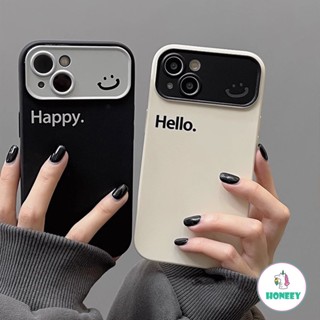 เคสซิลิโคนนิ่ม ลายหน้ายิ้ม สําหรับ iPhone 15 Pro Max 14 13 13 12 11 Pro Max Xr Xs Max 7 8 15 Plus