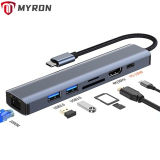 Myron ฮับ USB-C แยกสายชาร์จ Type-C สําหรับคอมพิวเตอร์