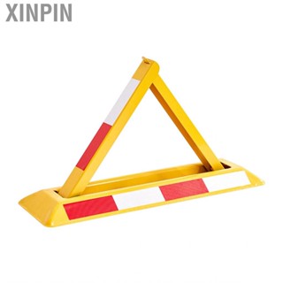 Xinpin Parking Block Lock  Thickening Bright Reflective Tape Triangular Heightening Slope Design Integrated Die Casting for Outdoor Use