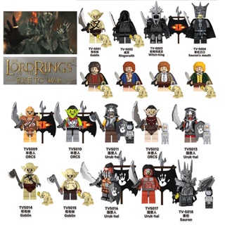 ของเล่นตัวต่อฟิกเกอร์ The Lord of The Rings Frodo ORCS Ringwraith ขนาดเล็ก