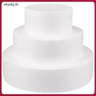 แม่พิมพ์โฟม ทรงกลม สําหรับตกแต่งเค้ก ฟองดองท์ 3 ชิ้น okyzkj