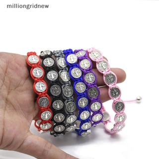 [milliongridnew] สร้อยข้อมือ ประดับลูกปัด 6 สี สไตล์จีน ปรับได้ เครื่องประดับ ของขวัญ