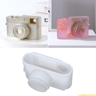 Wonder แม่พิมพ์ซิลิโคน รูปกล้อง 3D สําหรับทําเค้ก แฮนด์เมด DIY