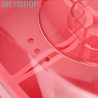 Meyishop Wax Warmer Machine Transparent Lid Fast Heating 4 Grids Silicone Inner Pot for Beauty Salon