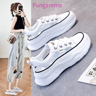 Fungamma รองเท้าแตะลําลอง ระบายอากาศ ใส่สบาย กันลื่น เหมาะกับการเล่นกีฬา สําหรับสตรี