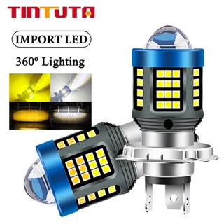 หลอดไฟหน้ารถจักรยานยนต์ 12V-32V H4 Led BA20 Led 3030SMD สูง ต่ํา อุปกรณ์เสริม สําหรับสกูตเตอร์ 1 ชิ้น