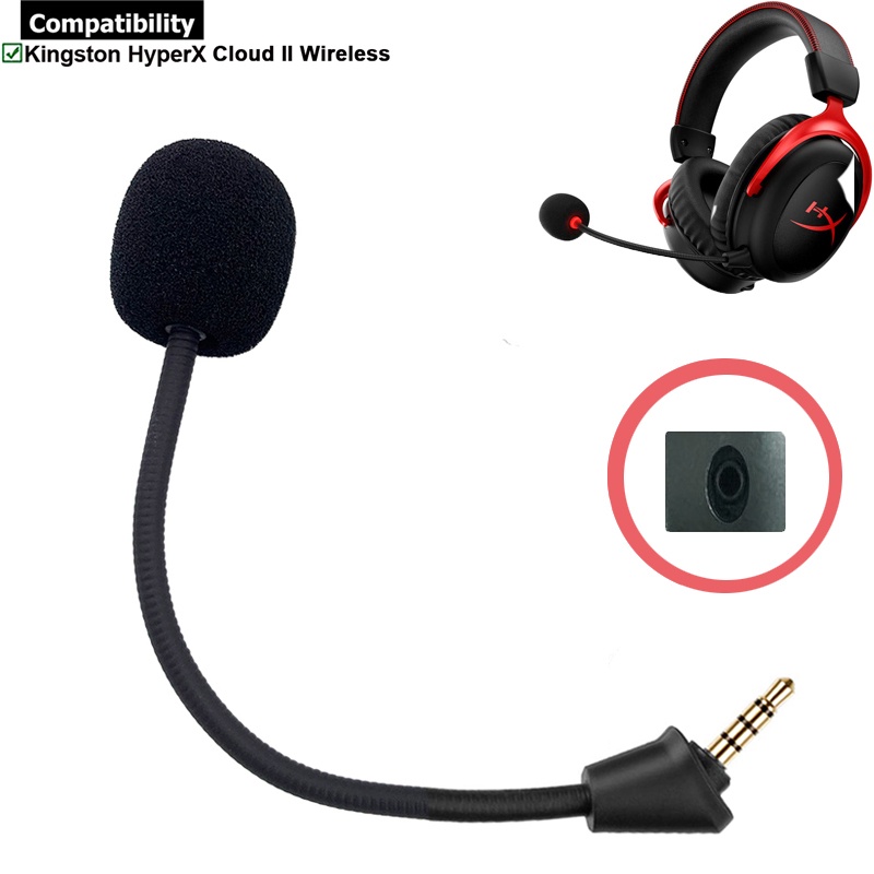 สายเคเบิลหูฟังไมโครโฟน 3.5 มม. แบบเปลี่ยน สําหรับ HyperX Cloud 1 2 II X Core Pro Alpha Flight Revolver Orbit S Cloudx Cloud9 C9