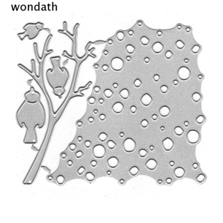 Wonda แม่พิมพ์ตัดกระดาษ รูปต้นไม้ นก 10.8x9 ซม. สําหรับทํากระดาษ 1 ชิ้น