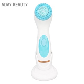 Aday Beauty แปรงทำความสะอาดผิวหน้าแบบชาร์จไฟได้ซิลิโคนนวดหน้าพร้อมหัว