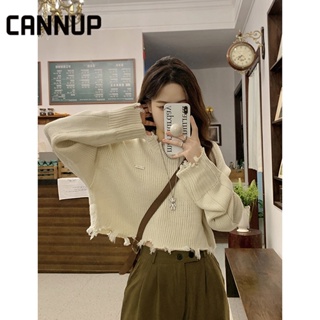 Cannup เสื้อคลุม เสื้อกันหนาว นุ่มนวล สบายๆ ทันสมัย สไตล์ WMY2390HVX37Z230915