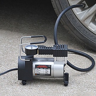 เครื่องปั๊มลมยางรถยนต์ไฟฟ้า 12V 150PSI แบบพกพา