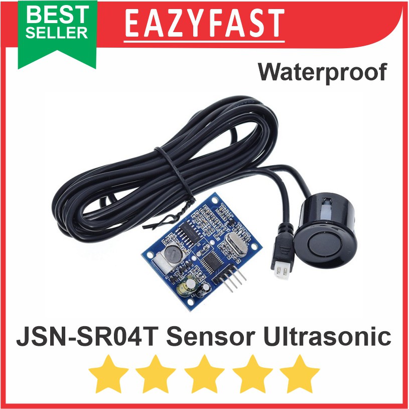 JSN-SR04T เซ็นเซอร์ระยะทางอันดับอัลตราโซนิกกันน้ําไม่ปิง HC-SR04