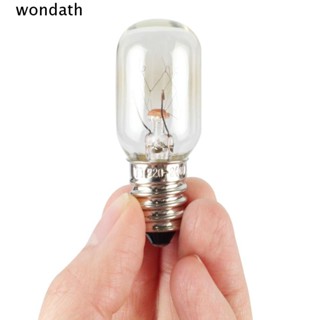 Wonda หลอดไฟทังสเตน LED E14 220V T20 15W แบบพกพา สีขาว สําหรับตู้เย็น บ้าน