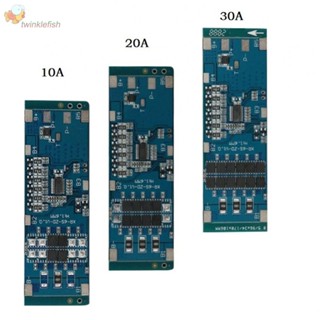 แผ่นป้องกันแบตเตอรี่ลิเธียม 6S 24V 10A 20A 30A สําหรับแบตเตอรี่ลิเธียม