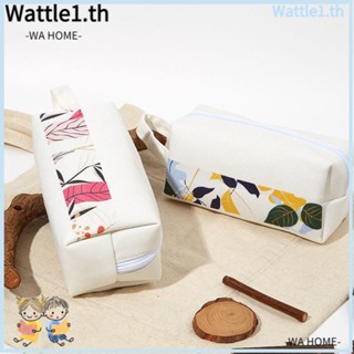 Wttle กระเป๋าเครื่องสําอาง พิมพ์ลาย แบบพกพา