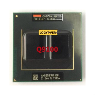 หน่วยประมวลผล CPU Q9100 2.26GHz 12M Q 9100 Quad-Core SLB5G สําหรับโทรศัพท์มือถือ CPU แล็ปท็อป