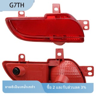 ไฟตัดหมอกท้ายรถยนต์ พลาสติก สีแดง สําหรับ Peugeot 206 207 6351HA 6350HA 2 ชิ้น