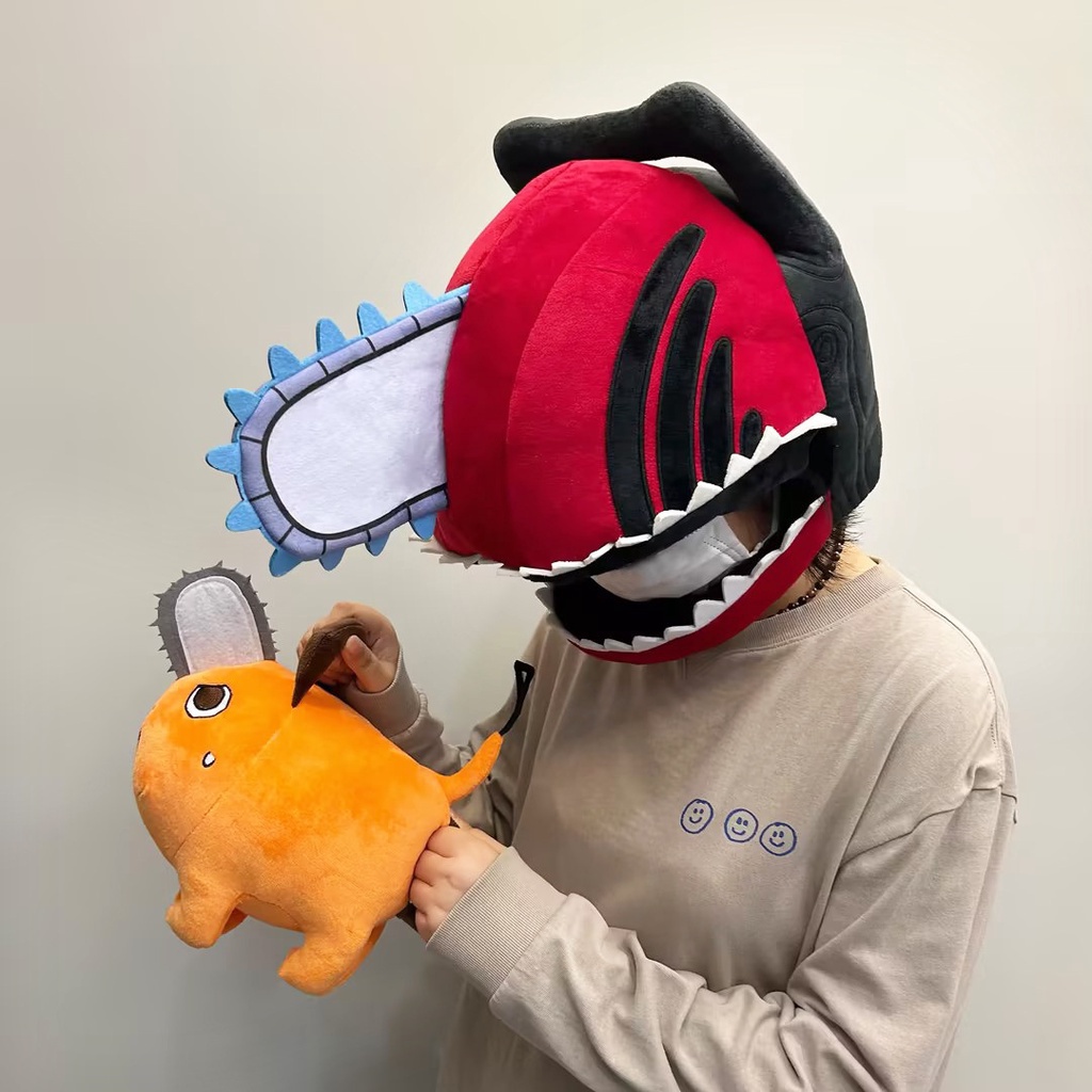 skibidi toilet mask Chainsaw man helmet พร็อพหน้ากากคอสเพลย์สยองขวัญ พร็อพสําหรับปาร์ตี้ฮาโลวีน
