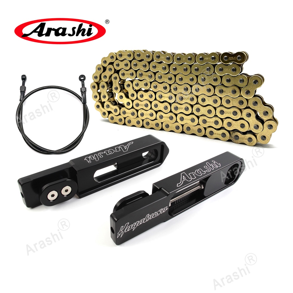 Arashi ชุดขยายสายเบรกโอริง 530 สําหรับ SUZUKI HAYABUSA Gen 1 2 3 GSXR1300 1999-2022 GSX-R 1300 1999 2000 2001 2002 2003 2004 2006 2007 2008 2009 2010 2011 2012 2013