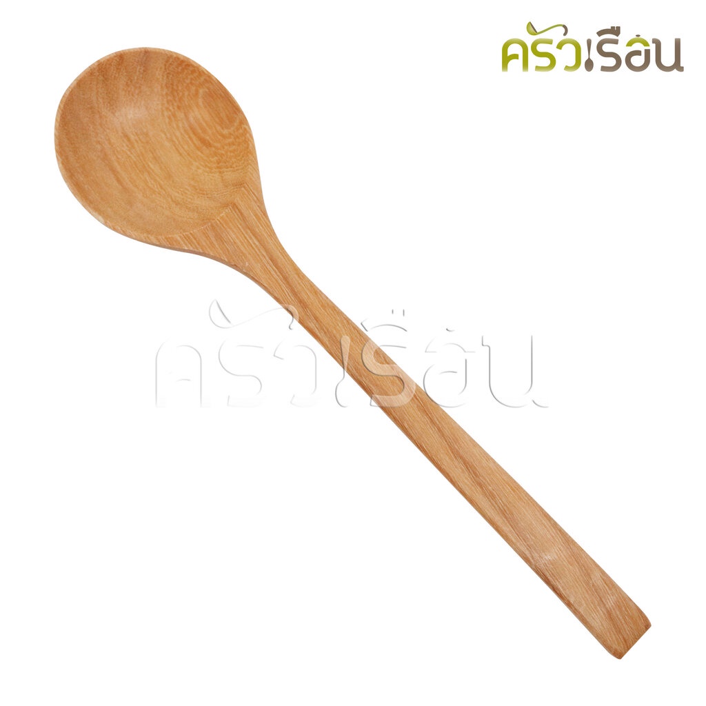 CMG ช้อนซุป ไม้ ทรงกลม ปลายตัด 4.8 x 20 ซม.