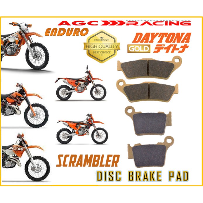 KTM SCRAMBLER ดิสก์เบรก ENDURO EXC 125 EXC 250 EXC-F 250 EXC 250 TPI EXC 300 ENDURO PADS GOLD QUALIT